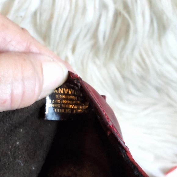 Josef Seibel European Red Leather Side Zip Booties 38/ 7 - 7.5 - Picture 16 of 16